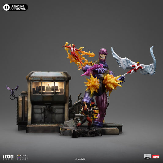 Statue X-Men Danger Room Diorama Version B - X-Men - Demi Art Scale 1/20 - Iron Studios