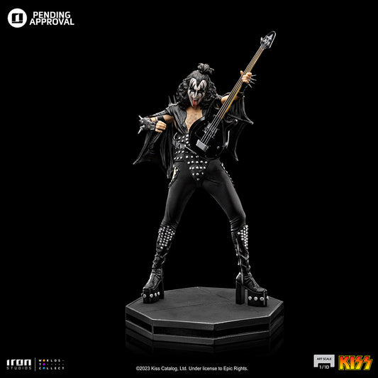 Statue Gene Simmons "The Demon"  KISS  Art Scale 1/10  Iron Studios