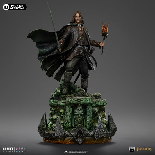 Digital Pre-Order - Statue Aragorn Unleashed - The Lord of the Rings - Art Scale 1/10 - Iron Studios