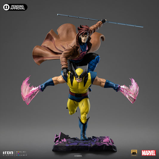 Statue Gambit and Wolverine - X-Men '97 - Art Scale 1/10 - Iron Studios