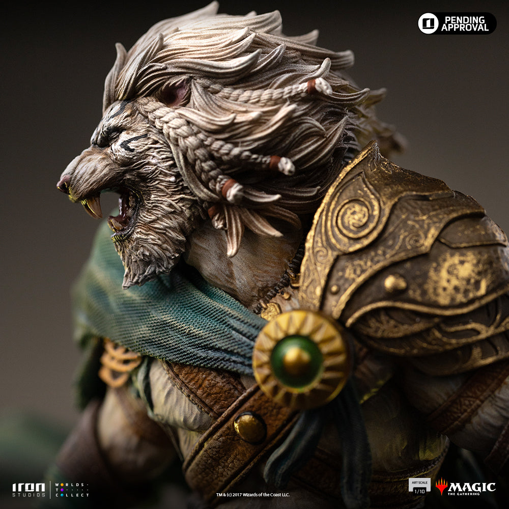 Pre-Order - Statue Ajani Goldmane - Magic: The Gathering - Art Scale 1/10 - Iron Studios