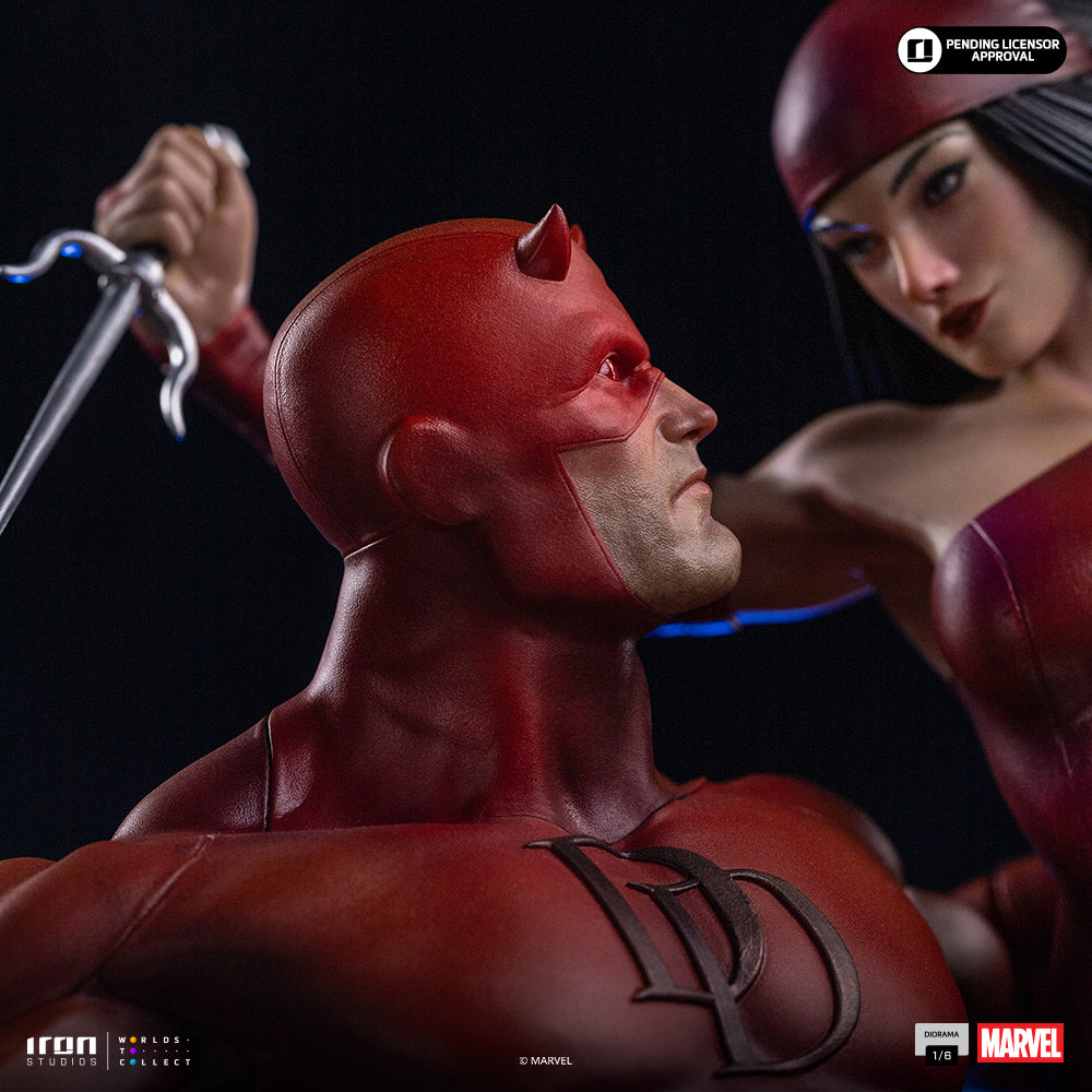 Statue Daredevil and Elektra - Marvel Comics - Diorama 1/6 - Iron Studios