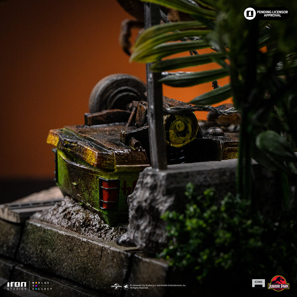 Pre-Order - T-Rex Breakout Set A - Jurassic Park - Icons - Iron Studios