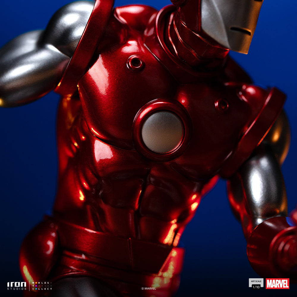 Pre-Order - Statue Iron Man Red & Chrome - Marvel Comics - Art Scale 1/10 - Iron Studios