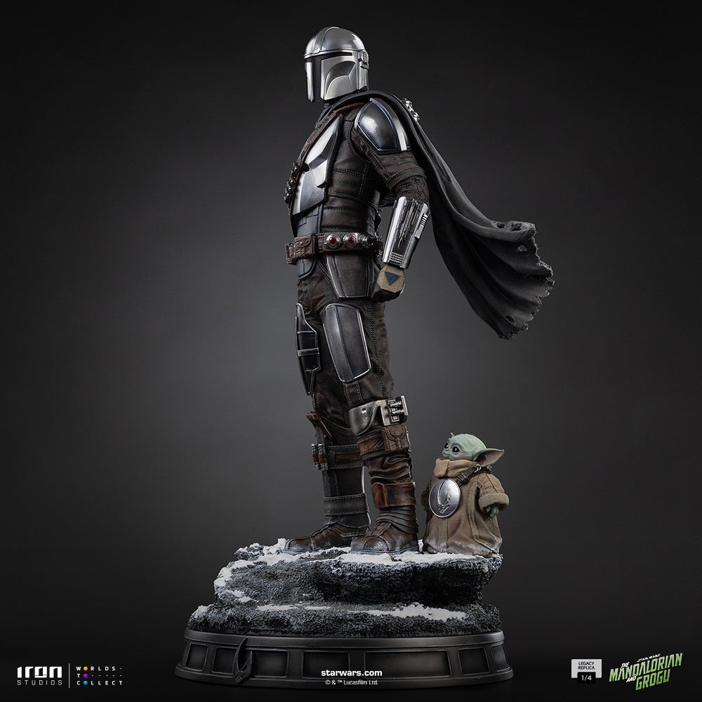 Pre-Order - Statue Mandalorian and Grogu - The Mandalorian and Grogu Movie - Legacy Replica 1/4 - Iron Studios