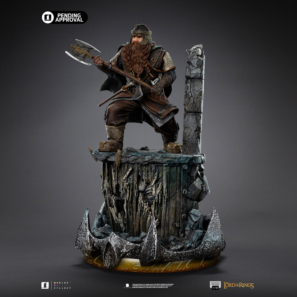 Digital Pre-Order - Statue Gimli Unleashed - The Lord of the Rings - Art Scale 1/10 - Iron Studios
