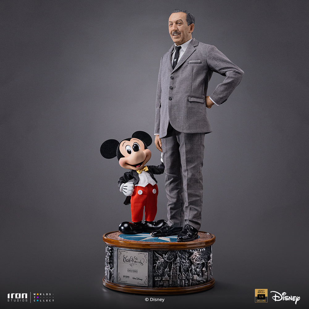 Pre-Order - Statue Walt Disney & Mickey Mouse - Disney Classics - Legacy Replica 1/4