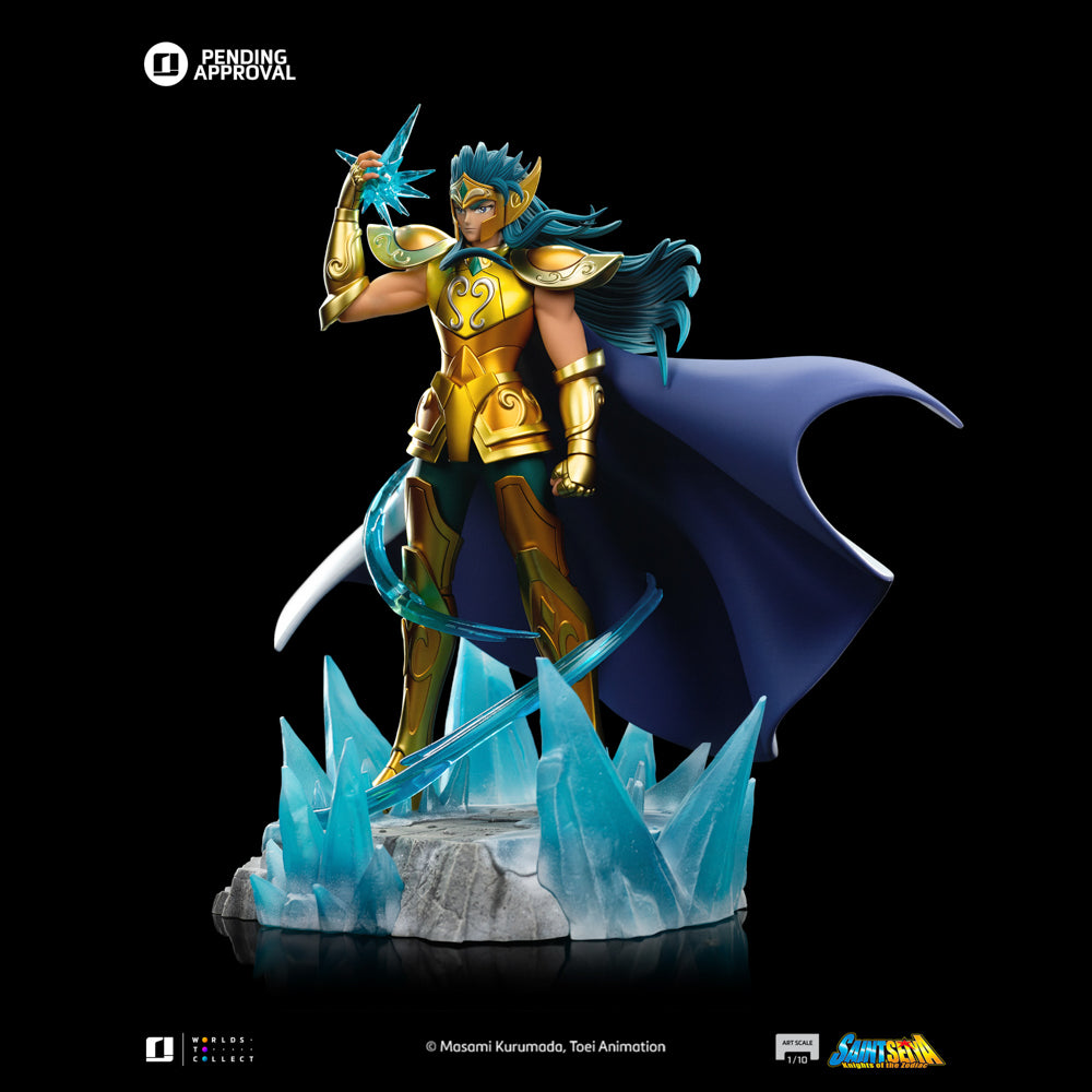 Statue Aquarius Camus  Saint Seiya  Art Scale 1/10  Iron Studios