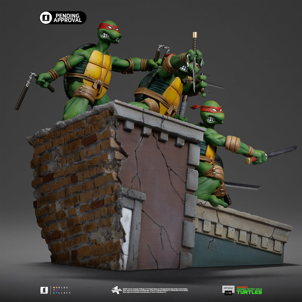 Statue TMNT 1st Cover Set - Teenage Mutant Ninja Turtles - Art Scale 1/10 - Iron Studios