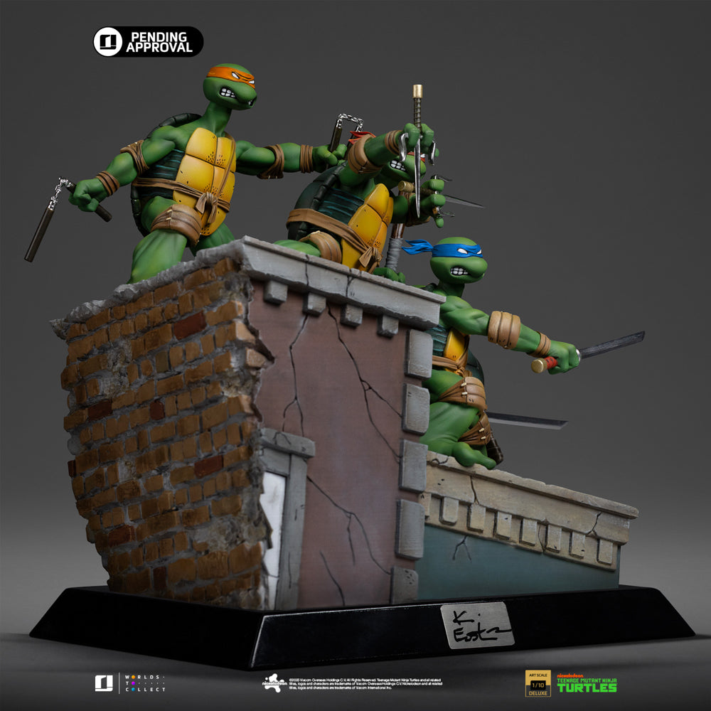 Digital Pre-Order - Statue TMNT 1st Cover Set (Signed Version) - Teenage Mutant Ninja Turtles - Art Scale 1/10 - Iron Studios