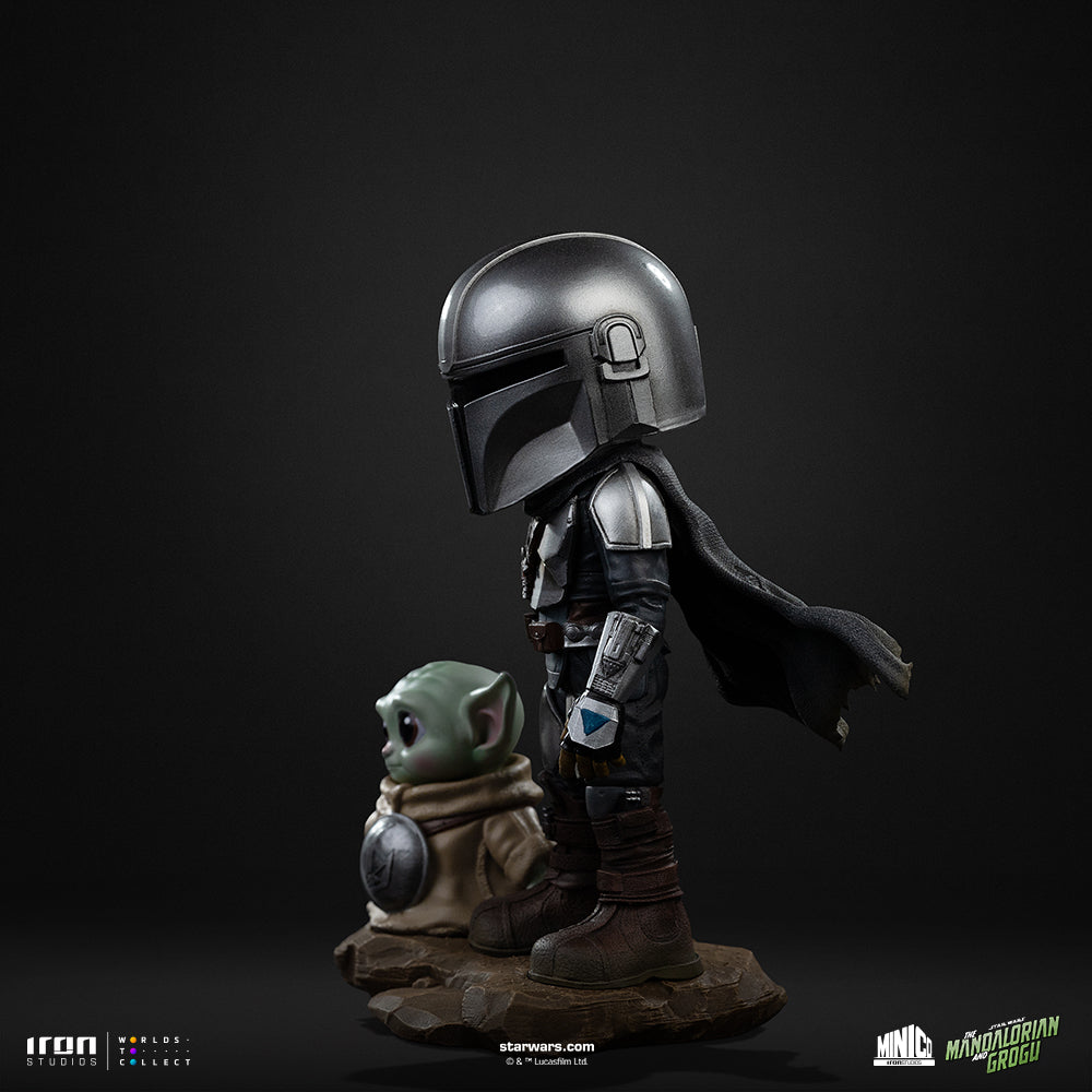 Pre-Order - Statue Mandalorian and Grogu - The Mandalorian and Grogu Movie - MiniCo - Iron Studios