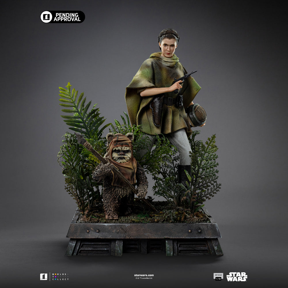 Digital Pre-Order - Statue Leia and Wicket  -  Star Wars Episode VI - Art Scale 1/10 - Iron Studios