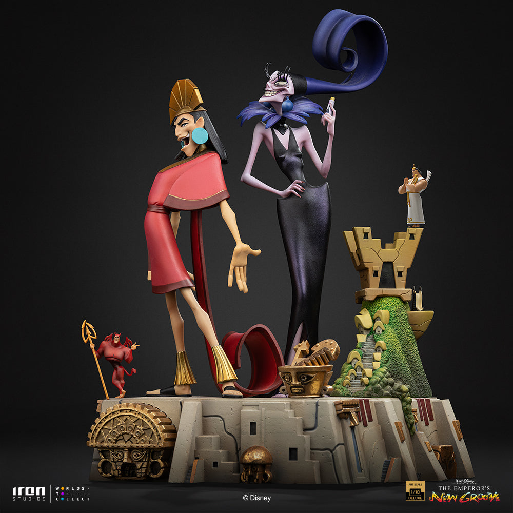 Pre-Order - Statue Kuzco & Yzma – The Emperor’s New Groove – Deluxe Art Scale 1/10 – Iron Studios