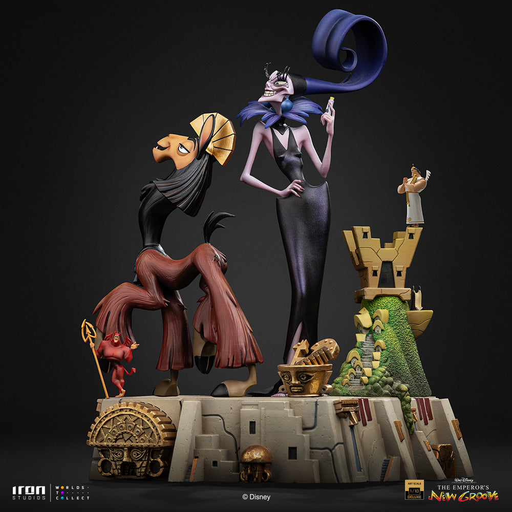 Pre-Order - Statue Kuzco & Yzma – The Emperor’s New Groove – Deluxe Art Scale 1/10 – Iron Studios