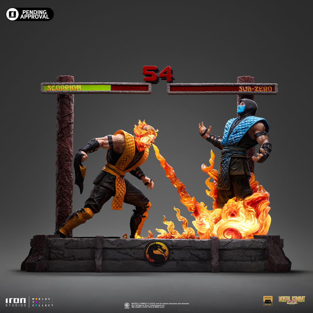 Statue Scorpion Fatality - Mortal Kombat - Deluxe Art Scale 1/10 - Iron Studios