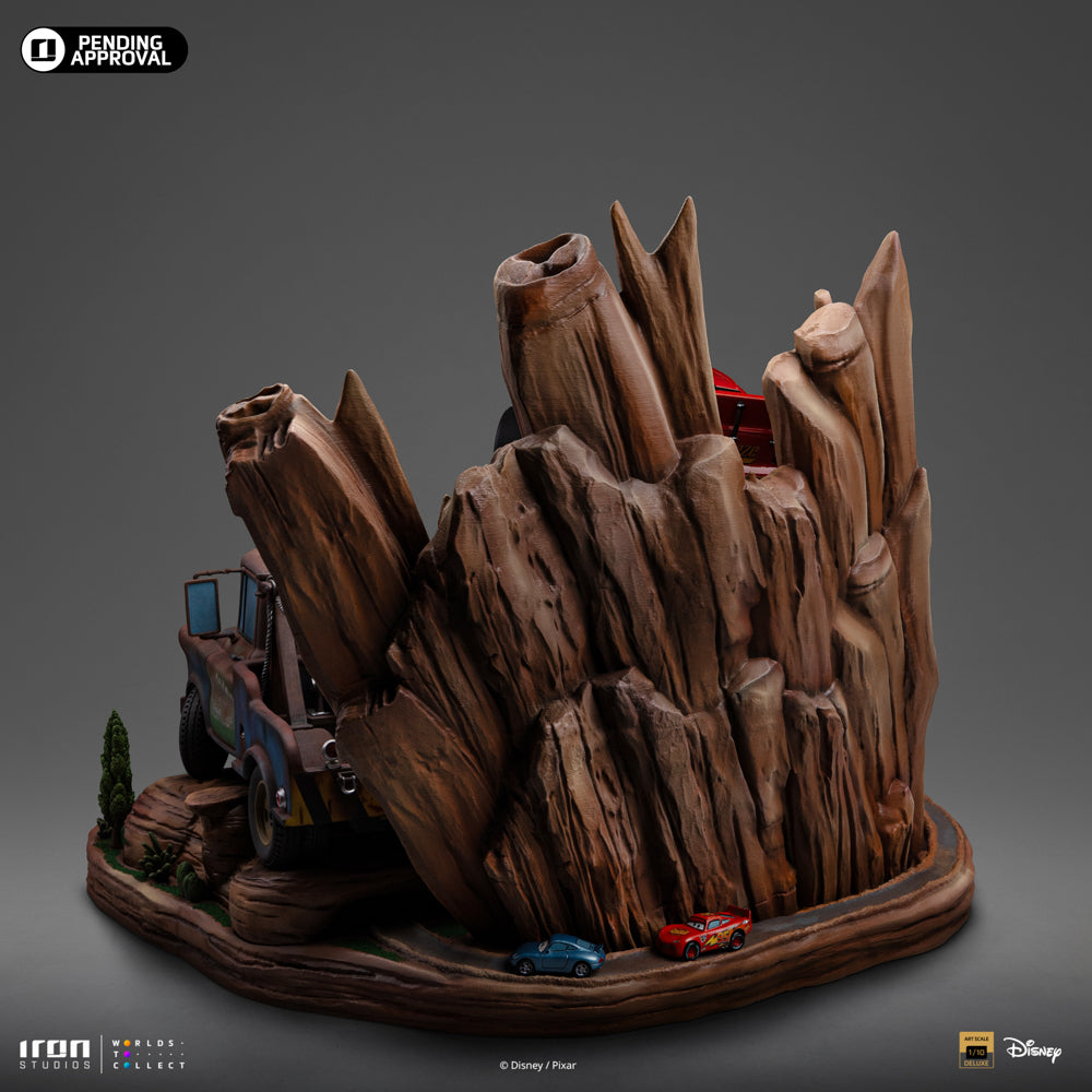 Statue Lightning Mcqueen and Tow Mater - Cars - Art Scale 1/10 - Iron Studios