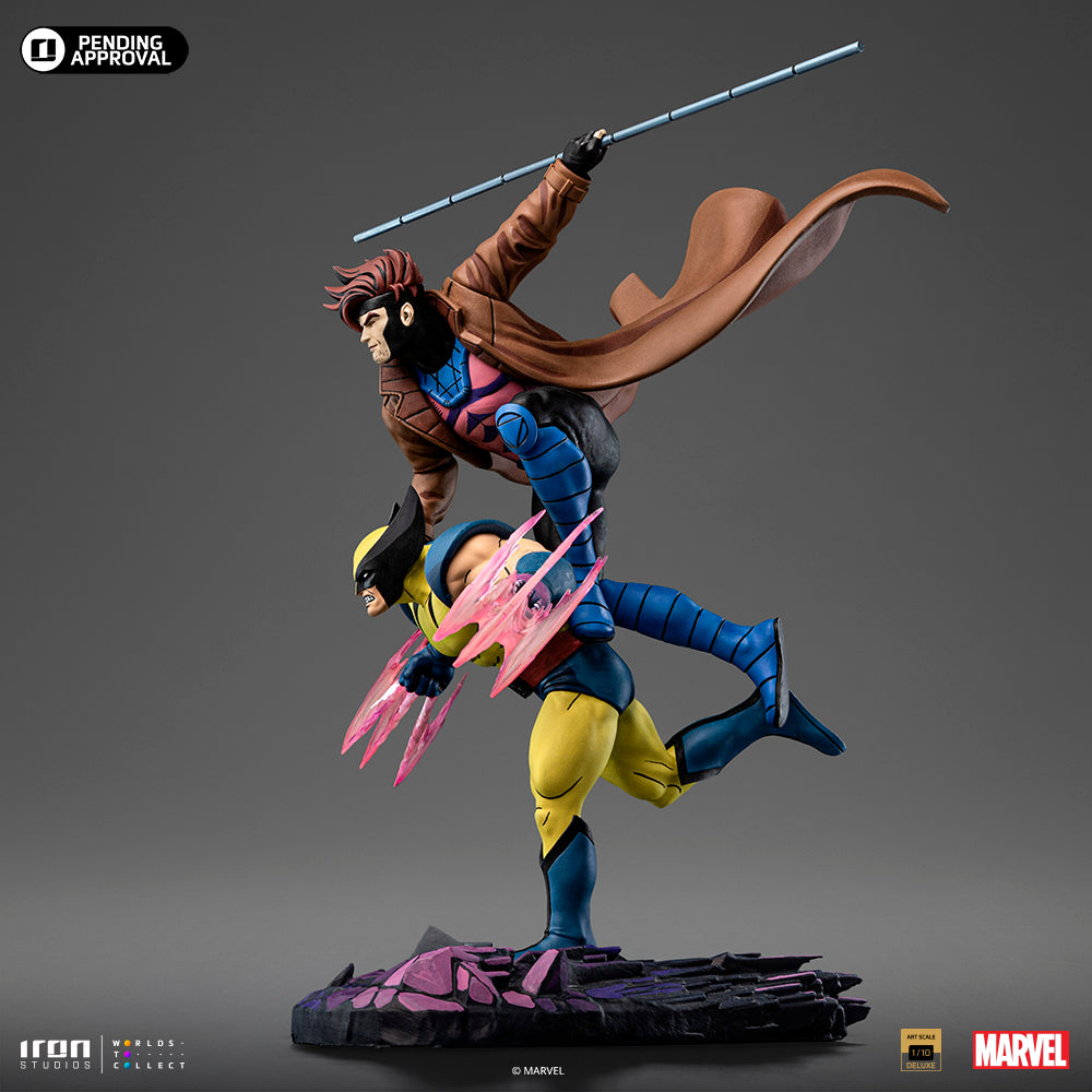 Statue Gambit and Wolverine - X-Men '97 - Art Scale 1/10 - Iron Studios