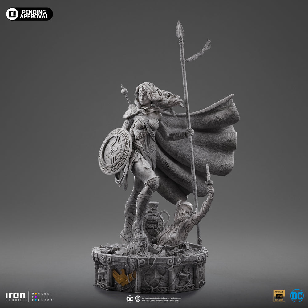 Statue Wonder Woman Unleashed Marble Variant - DC Comics - Art Scale 1/10 - Iron Studios
