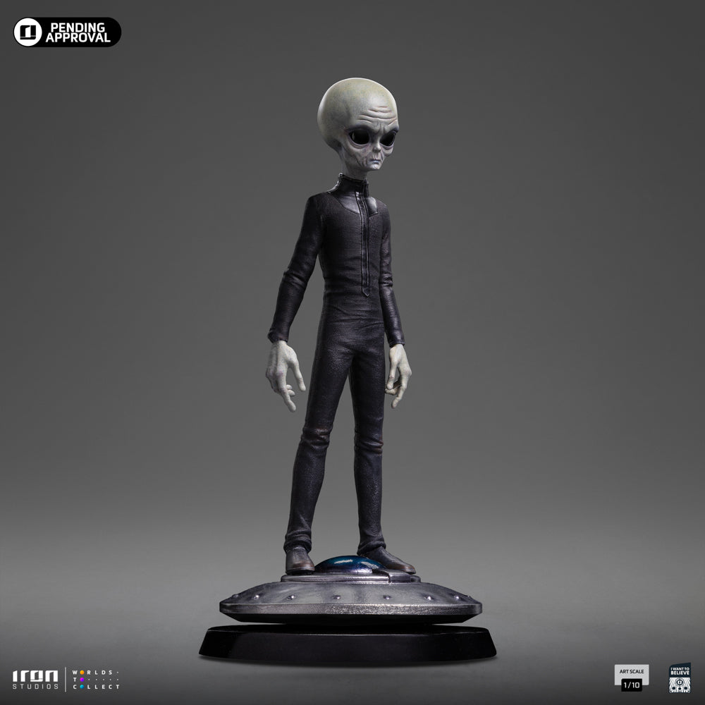 Statue Grey Alien - I Want To Believe - Art Scale 1/10 - Iron Studios