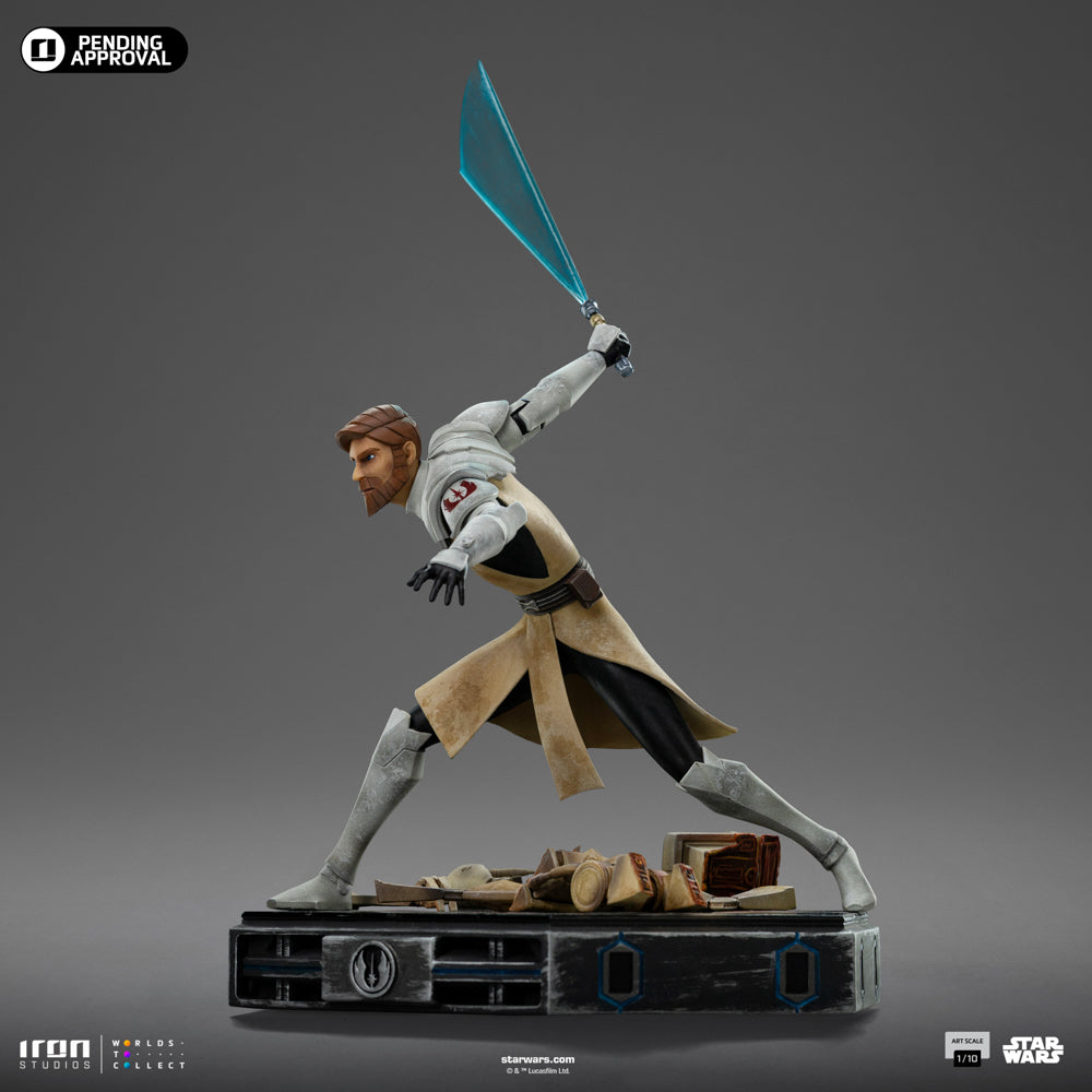 Digital Pre-Order - Statue Obi-Wan Kenobi - Star Wars: Clone Wars - Art Scale 1/10 - Iron Studios