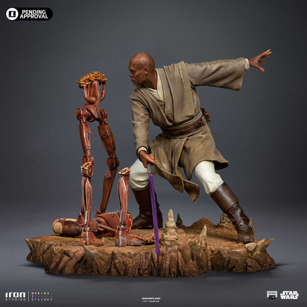 Statue Mace Windu Star Wars  Art Scale 1/10 Iron Studios