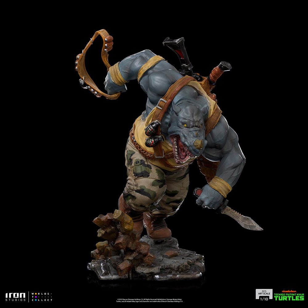 Statue Rocksteady  Teenage Mutant Ninja Turtles  BDS Art Scale 1/10  Iron Studios