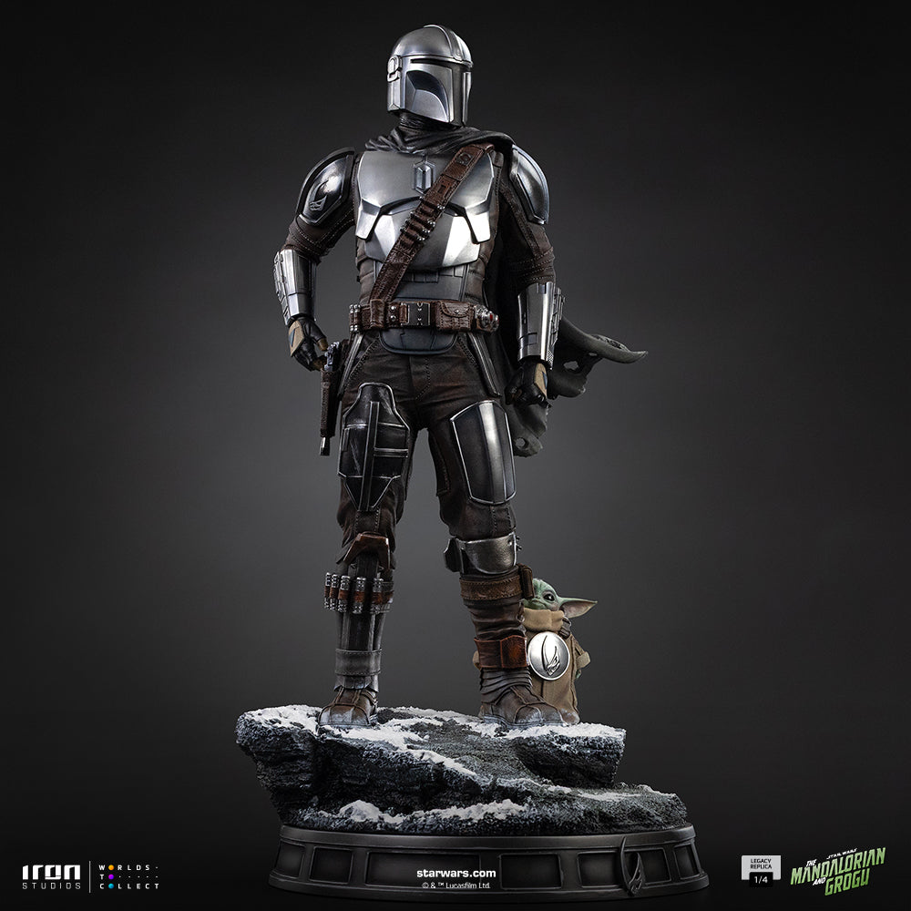 Pre-Order - Statue Mandalorian and Grogu - The Mandalorian and Grogu Movie - Legacy Replica 1/4 - Iron Studios