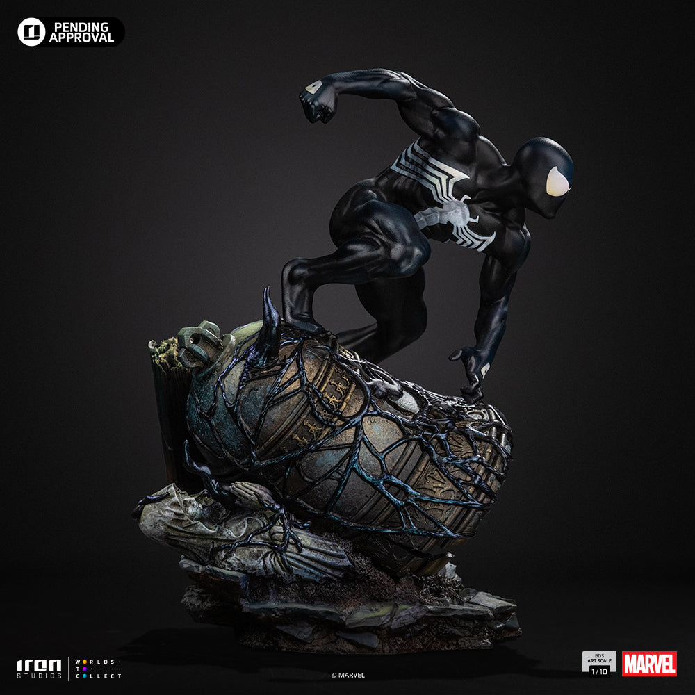 Pre-Order - Statue Spider-Man Black Costume - Marvel Comics Series 7 - Art Scale 1/10 - Iron Studios