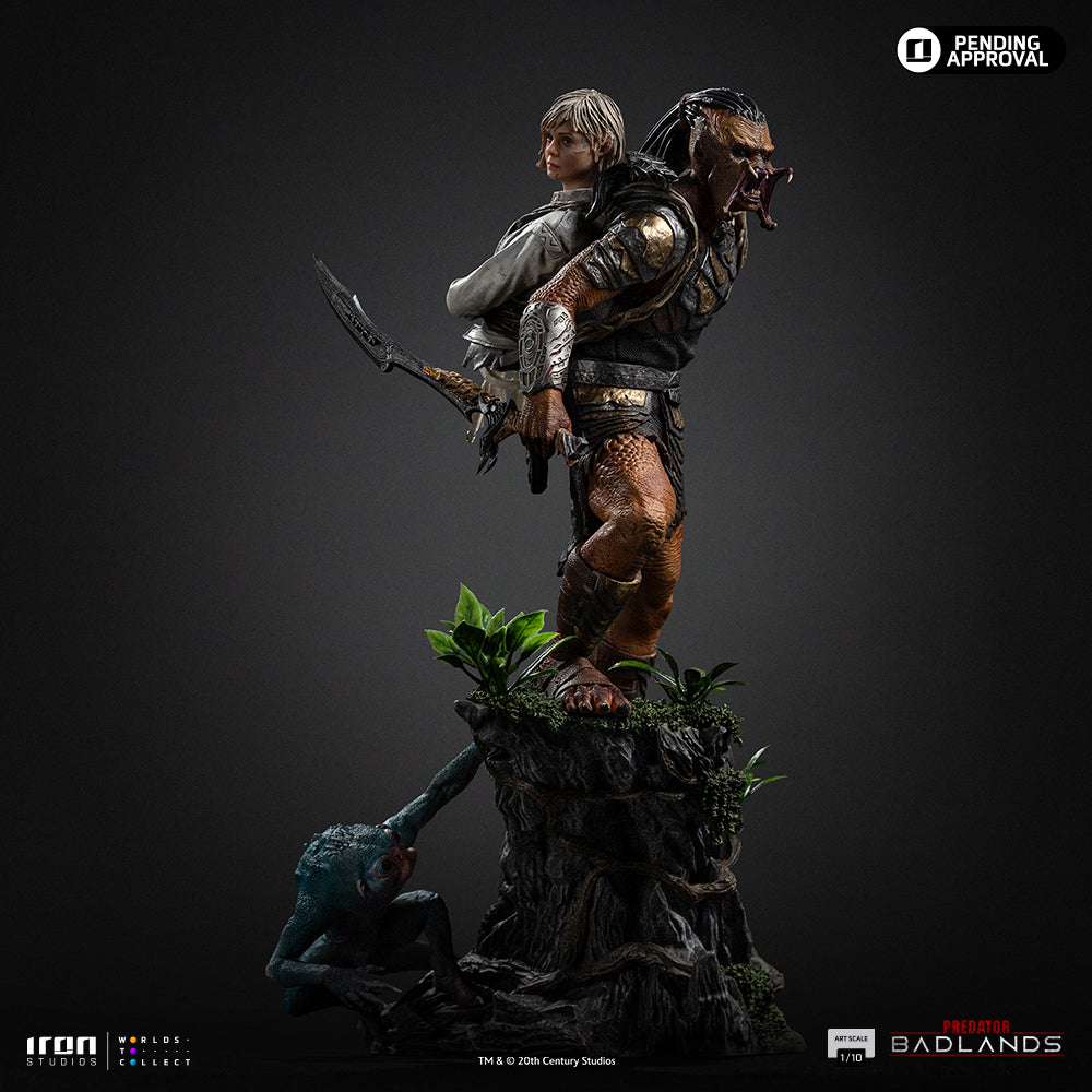 Pre-Order - Statue Predator Dek & Thia - Predator: Badlands - Art Scale 1/10 - Iron Studios