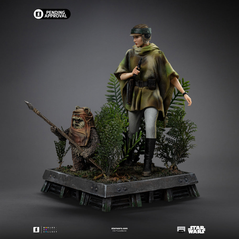 Digital Pre-Order - Statue Leia and Wicket  -  Star Wars Episode VI - Art Scale 1/10 - Iron Studios