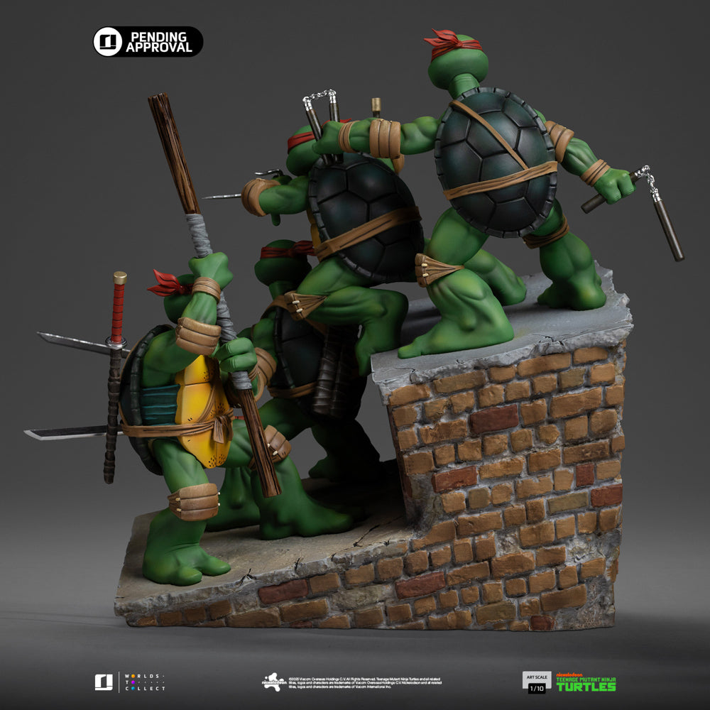 Statue TMNT 1st Cover Set - Teenage Mutant Ninja Turtles - Art Scale 1/10 - Iron Studios