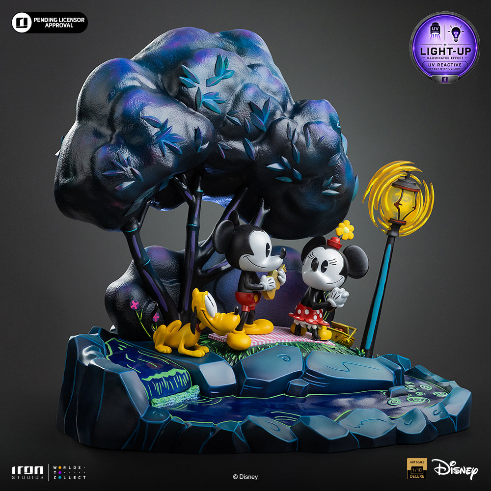 Pre-Order - Statue Mickey, Minnie and Pluto's Day at the Park  - Disney Classics - Deluxe Art Scale 1/10