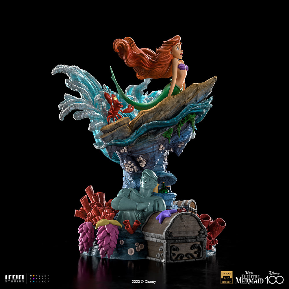 Statue Little Mermaid Deluxe - Disney 100th - Little Mermaid - Art Scale 1/10 - Iron Studios