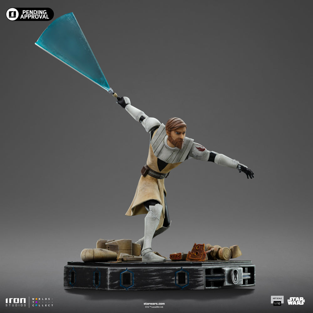 Digital Pre-Order - Statue Obi-Wan Kenobi - Star Wars: Clone Wars - Art Scale 1/10 - Iron Studios