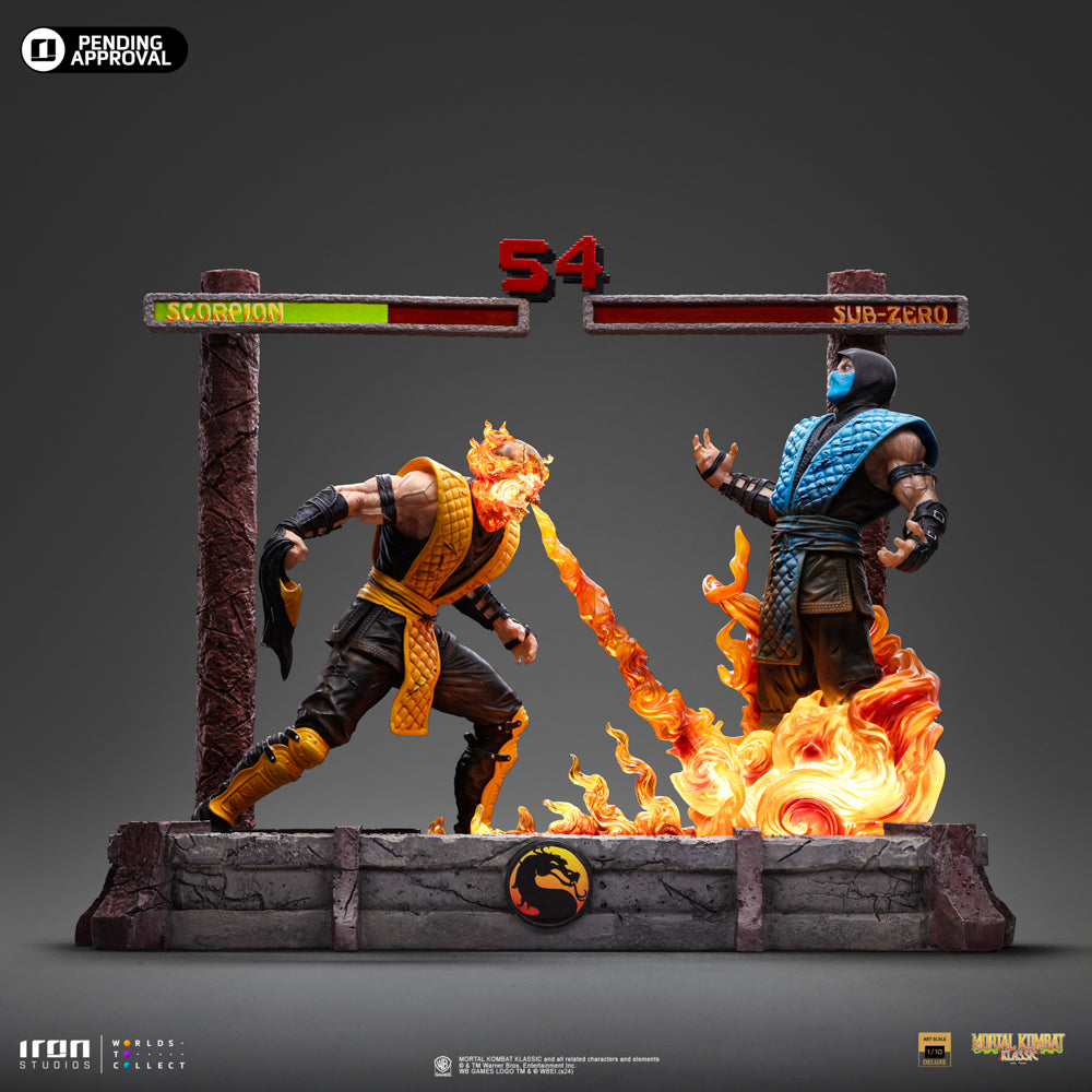 Statue Scorpion Fatality - Mortal Kombat - Deluxe Art Scale 1/10 - Iron Studios