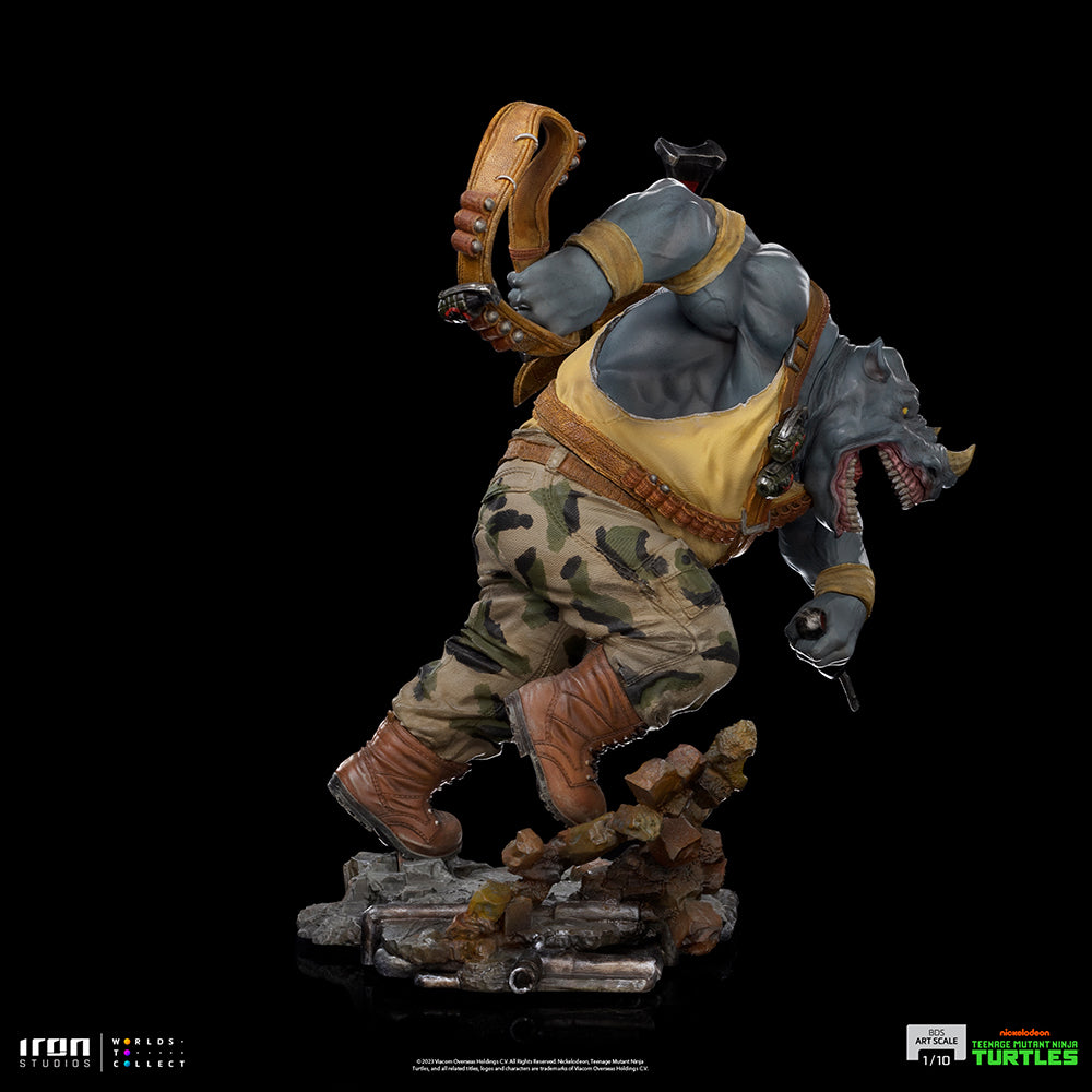 Statue Rocksteady  Teenage Mutant Ninja Turtles  BDS Art Scale 1/10  Iron Studios