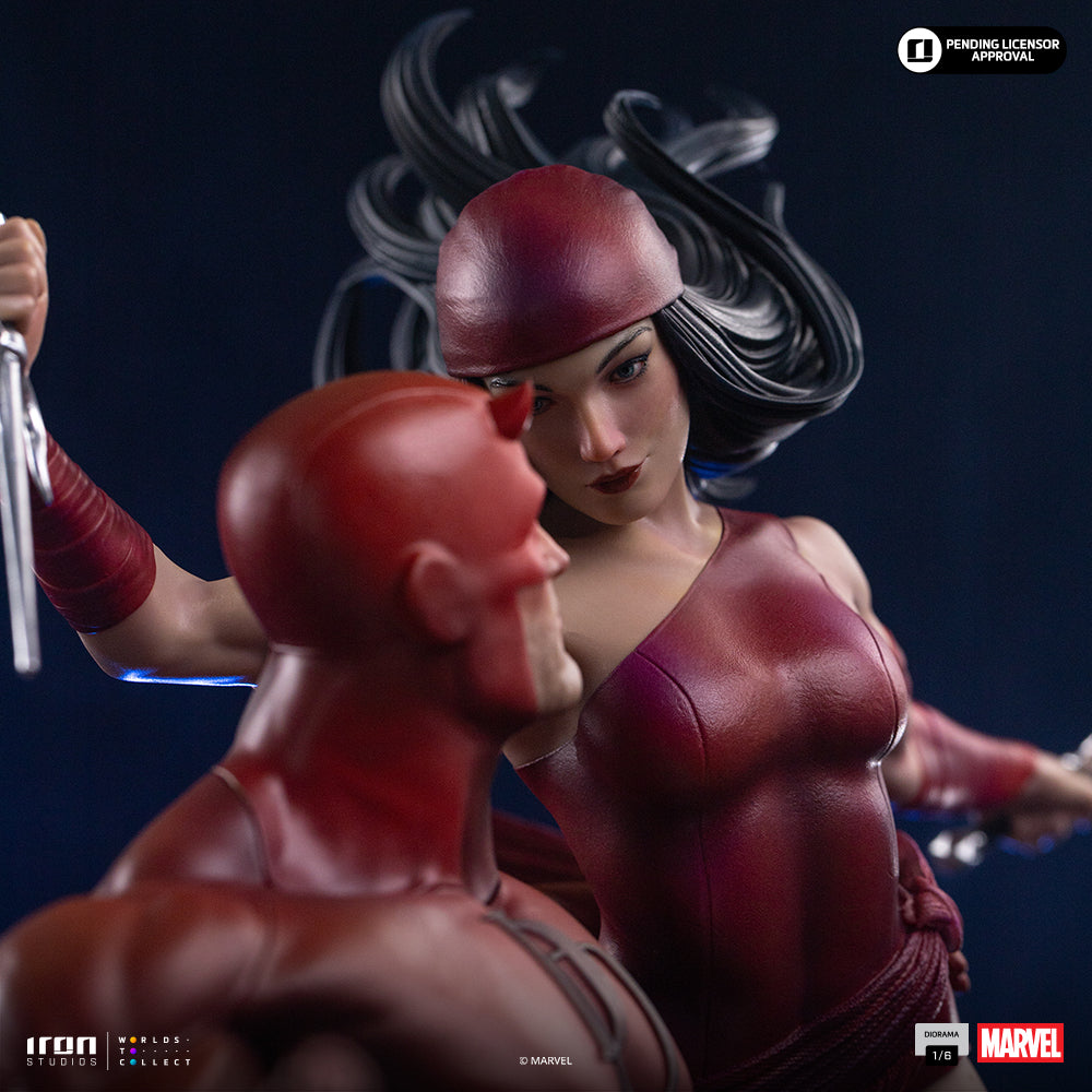 Statue Daredevil and Elektra - Marvel Comics - Diorama 1/6 - Iron Studios