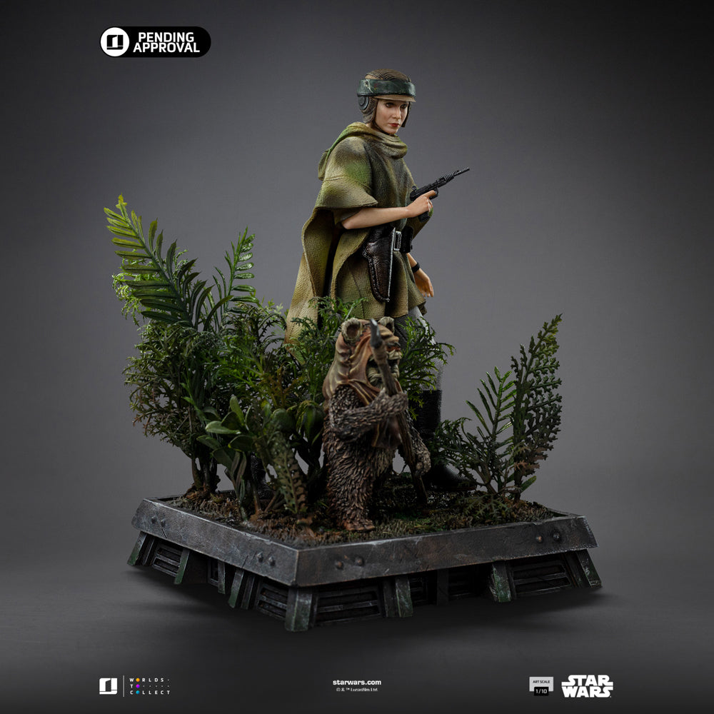 Digital Pre-Order - Statue Leia and Wicket  -  Star Wars Episode VI - Art Scale 1/10 - Iron Studios