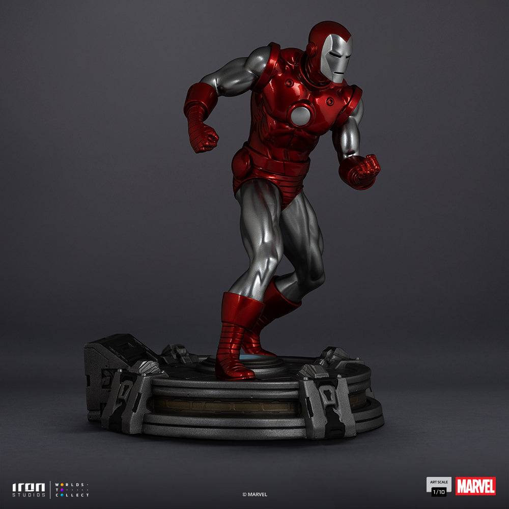 Pre-Order - Statue Iron Man Red & Chrome - Marvel Comics - Art Scale 1/10 - Iron Studios