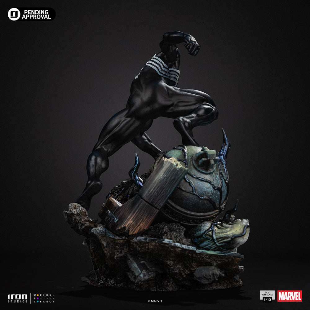 Pre-Order - Statue Spider-Man Black Costume - Marvel Comics Series 7 - Art Scale 1/10 - Iron Studios