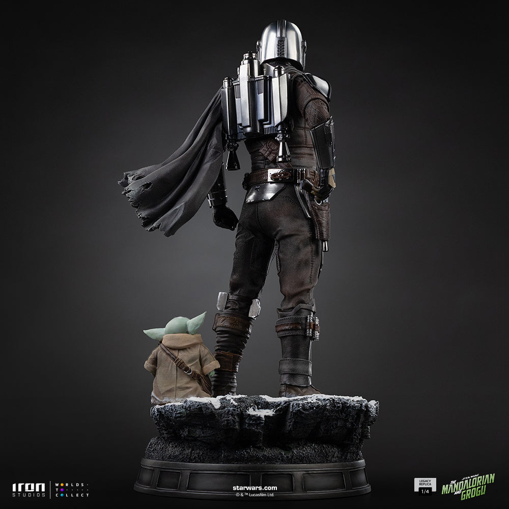 Pre-Order - Statue Mandalorian and Grogu - The Mandalorian and Grogu Movie - Legacy Replica 1/4 - Iron Studios