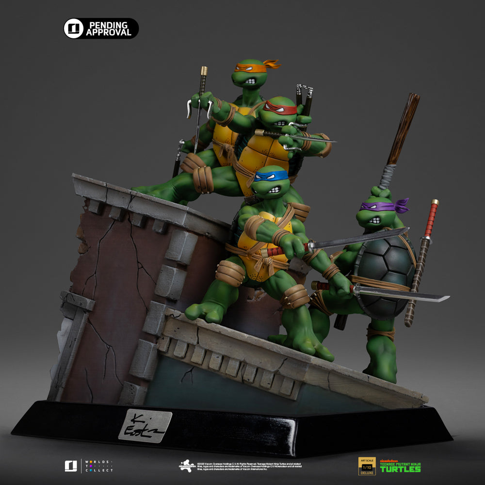 Statue TMNT 1st Cover Set (Signed Version) - Teenage Mutant Ninja Turtles - Art Scale 1/10 - Iron Studios