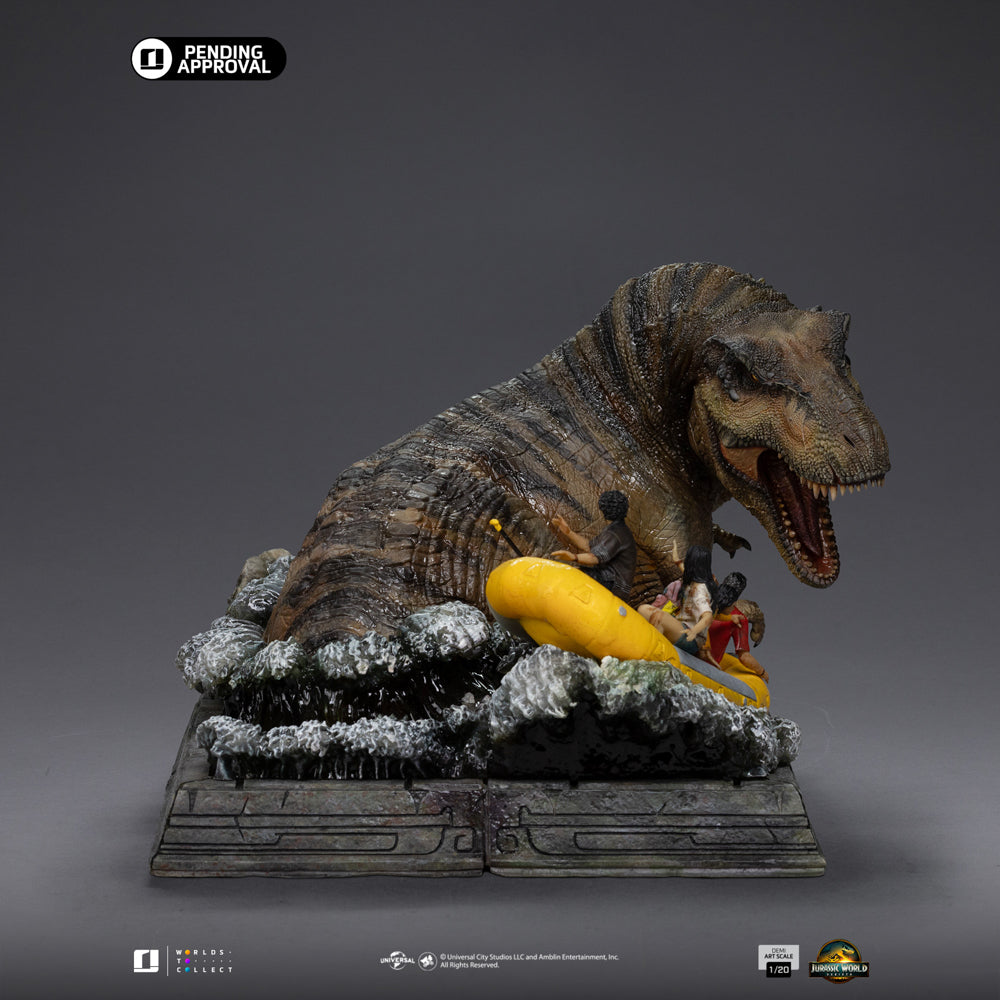 Statue T-Rex River Scene - Jurassic World: Rebirth - Demi Art Scale 1/20 - Iron Studios