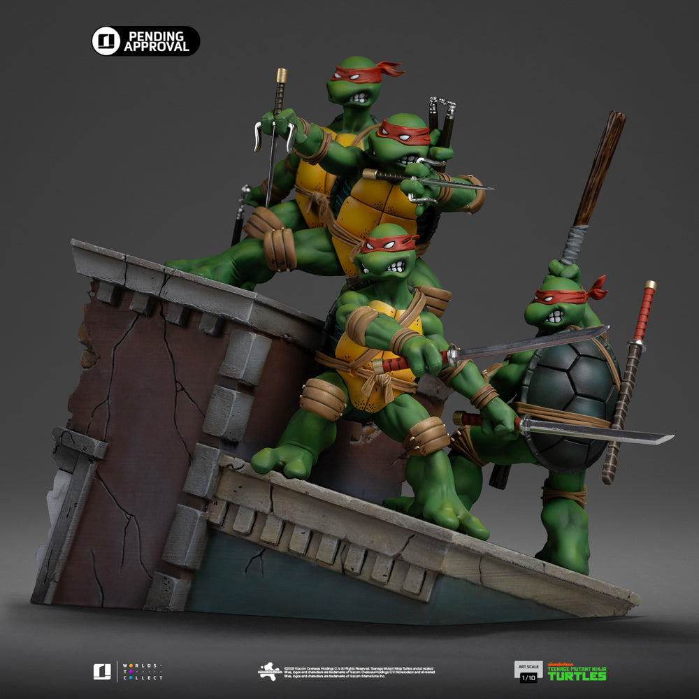 Statue TMNT 1st Cover Set - Teenage Mutant Ninja Turtles - Art Scale 1/10 - Iron Studios