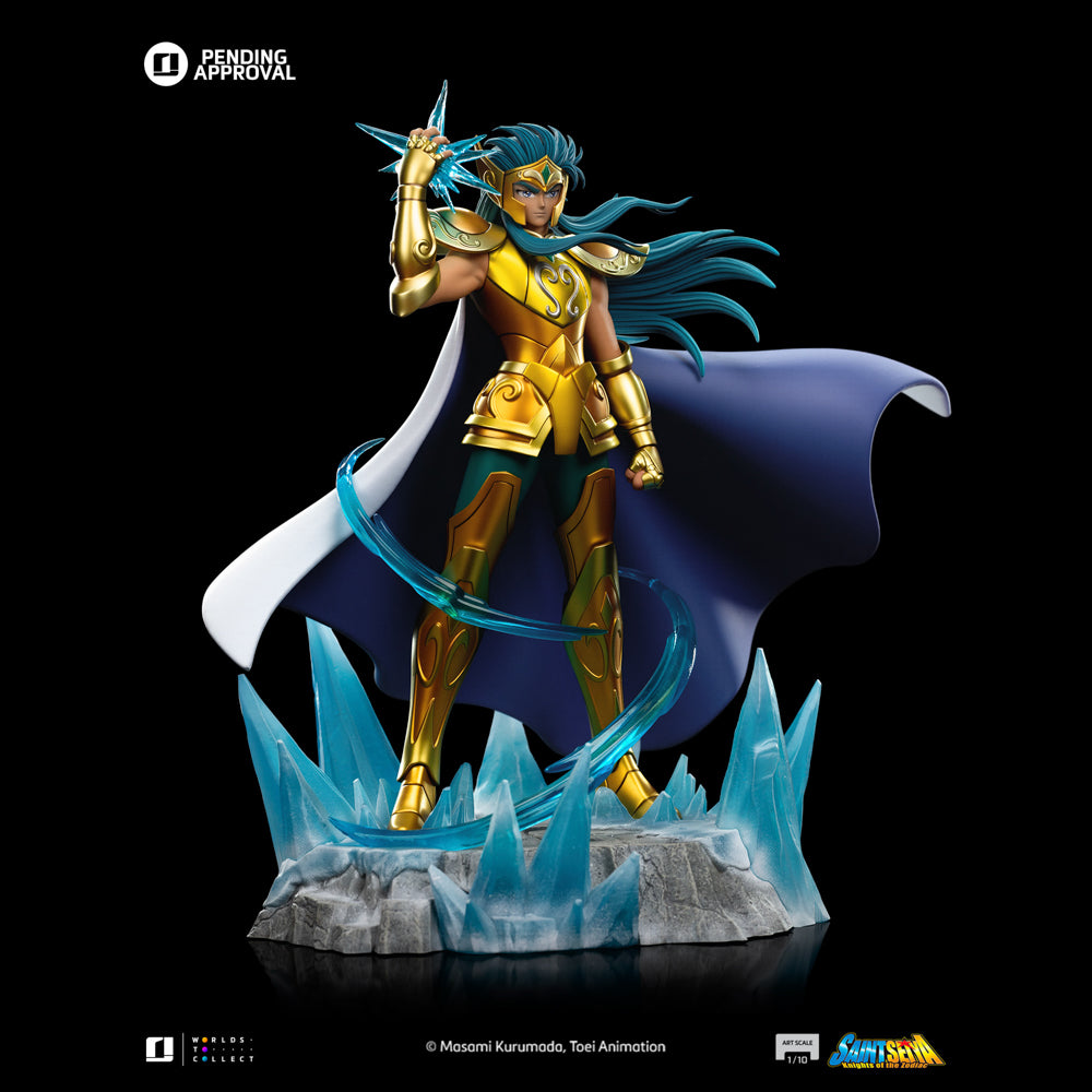 Statue Aquarius Camus  Saint Seiya  Art Scale 1/10  Iron Studios