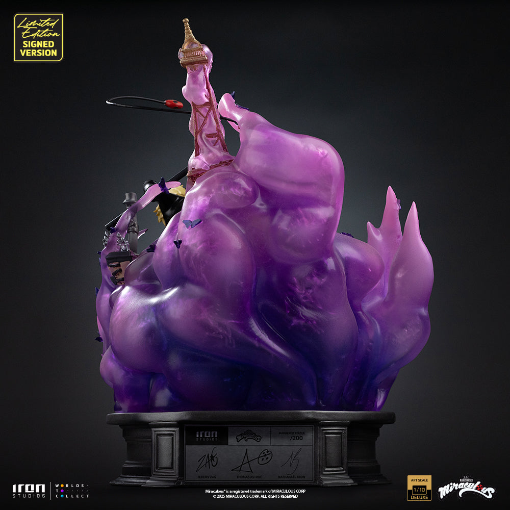 Pre-Order - Statue Lady Bug and Cat Noir - Miraculous 10th Anniversary Signed Edition - Deluxe Art Scale 1/10 - Iron Studios