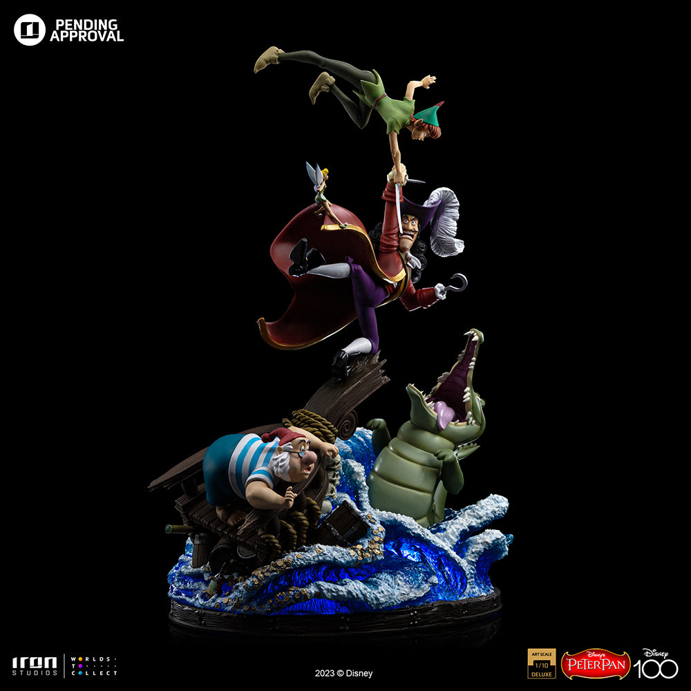 Statue Peter Pan vs Hook Deluxe - Disney 100th - Peter Pan - Art Scale 1/10 - Iron Studios