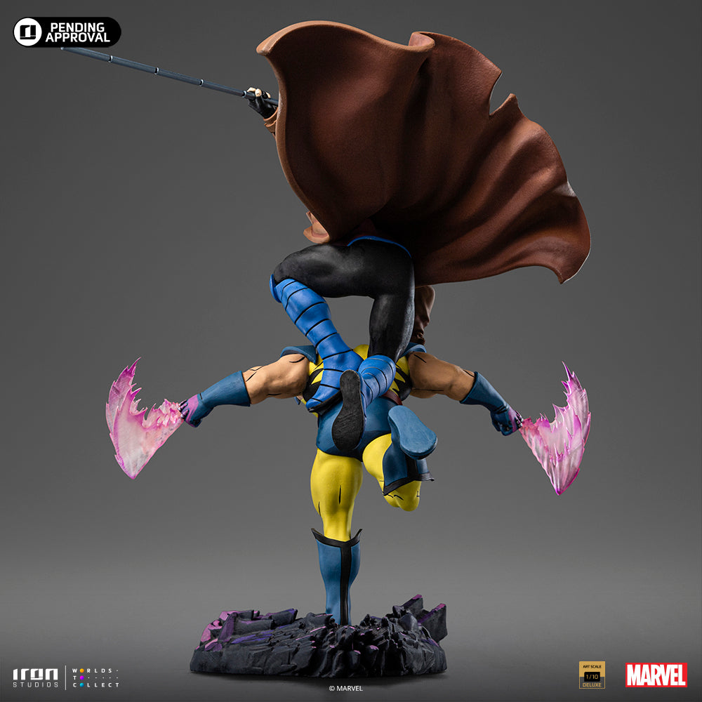 Statue Gambit and Wolverine - X-Men '97 - Art Scale 1/10 - Iron Studios