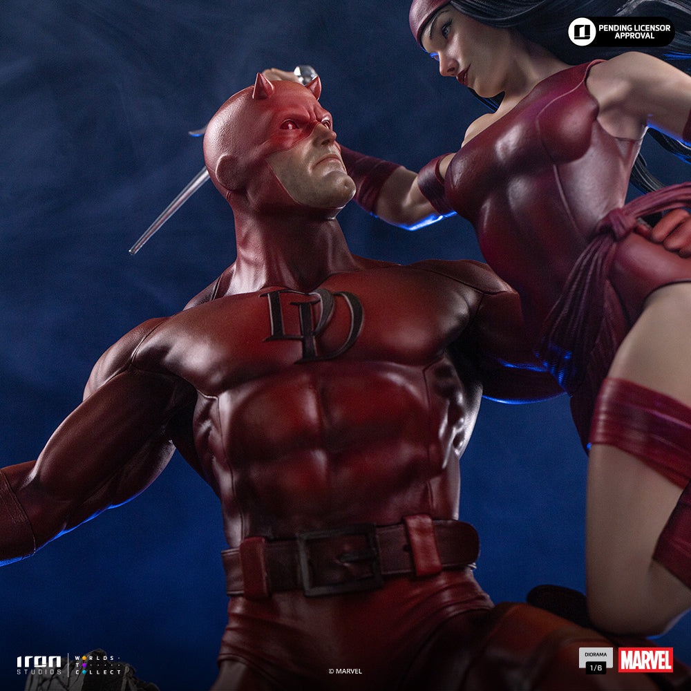 Statue Daredevil and Elektra - Marvel Comics - Diorama 1/6 - Iron Studios