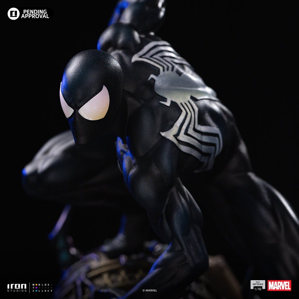 Pre-Order - Statue Spider-Man Black Costume - Marvel Comics Series 7 - Art Scale 1/10 - Iron Studios